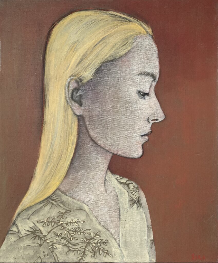 Jil. Tempera on canvas. 50 x 60 cm